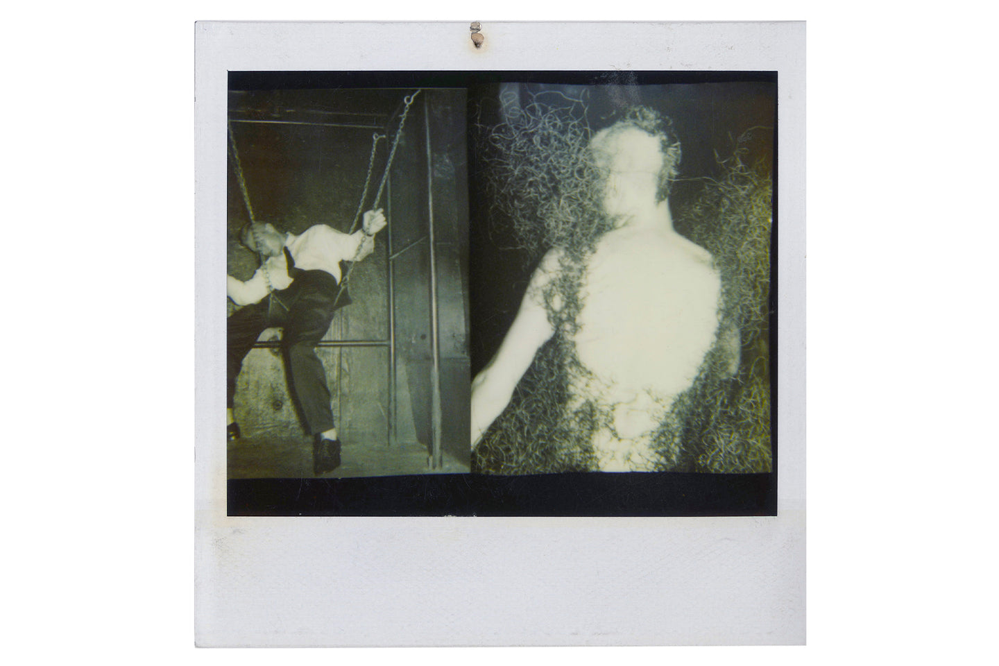 Boy in Swing and in Wire Dress, 1995